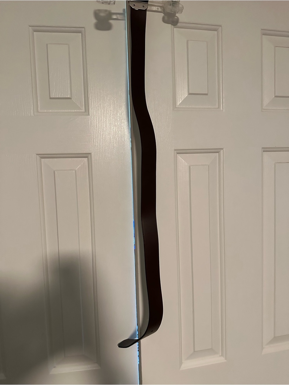 Fossil Dark Brown Leather Dress Belt
